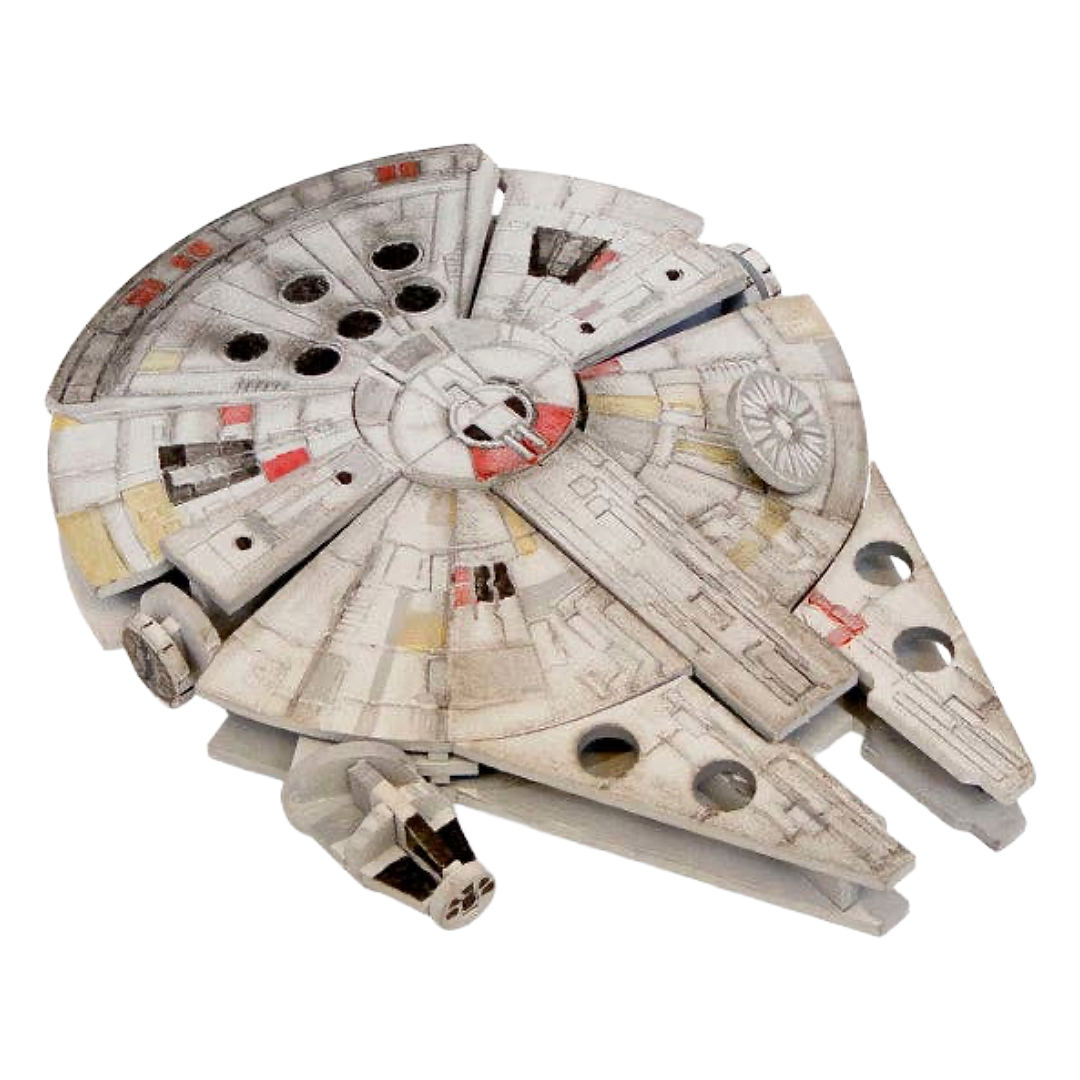 Star Wars: Millennium Falcon 3D Model+Book - IncrediBuilds