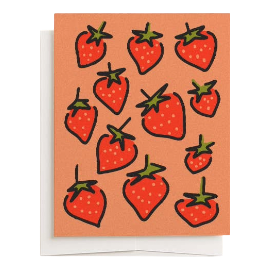 Strawberries Greeting Card