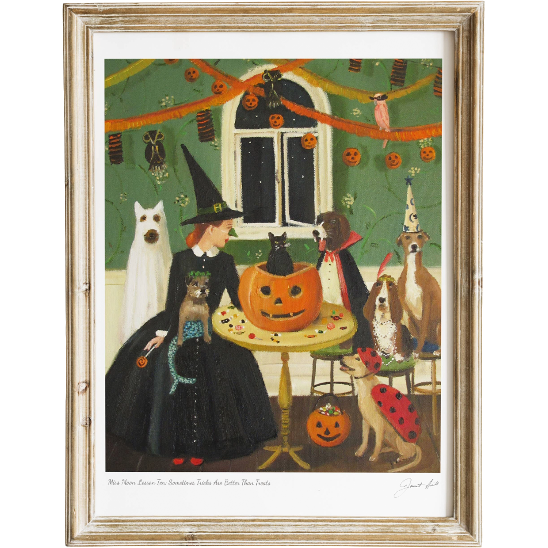 Miss Moon Lesson Ten Art Print - 8.5" X 11"