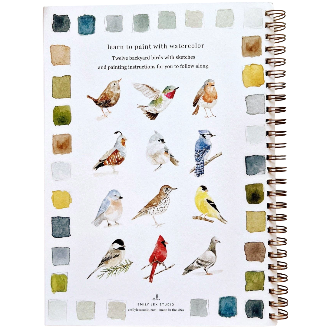 Birds Watercolor Workbook