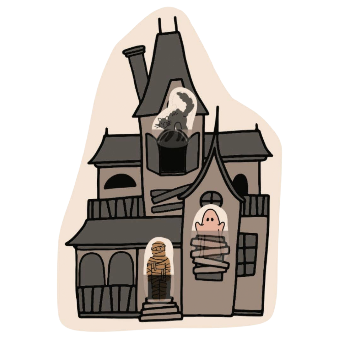 Interactive Haunted House Pillow - Halloween