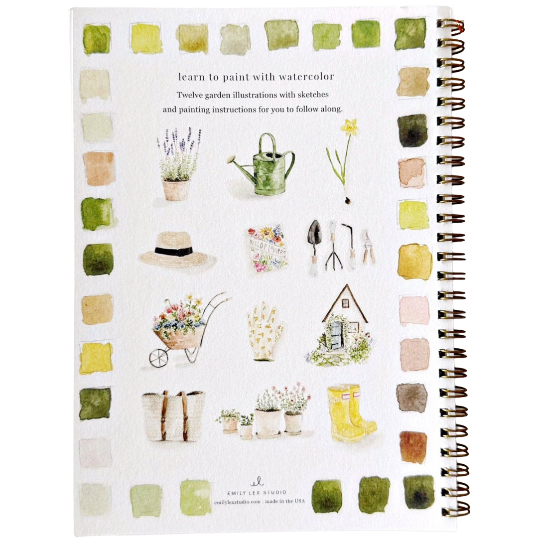 Garden Watercolor Workbook