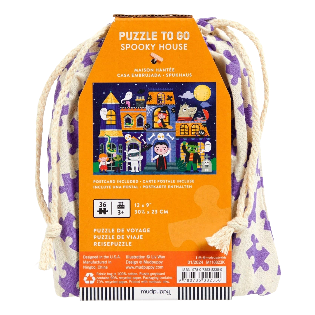 Spooky House 36 Piece Puzzle to Go