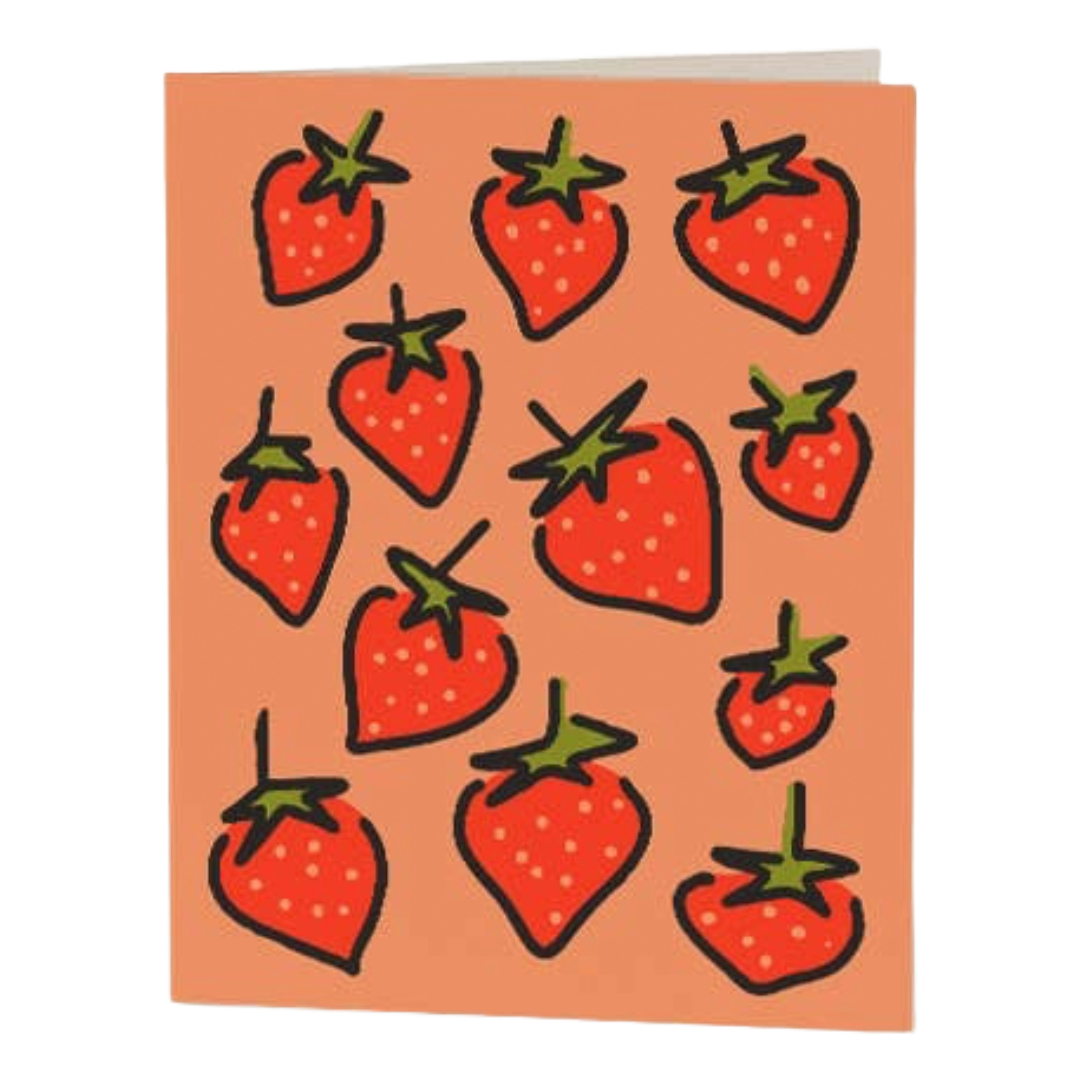 Strawberries Greeting Card