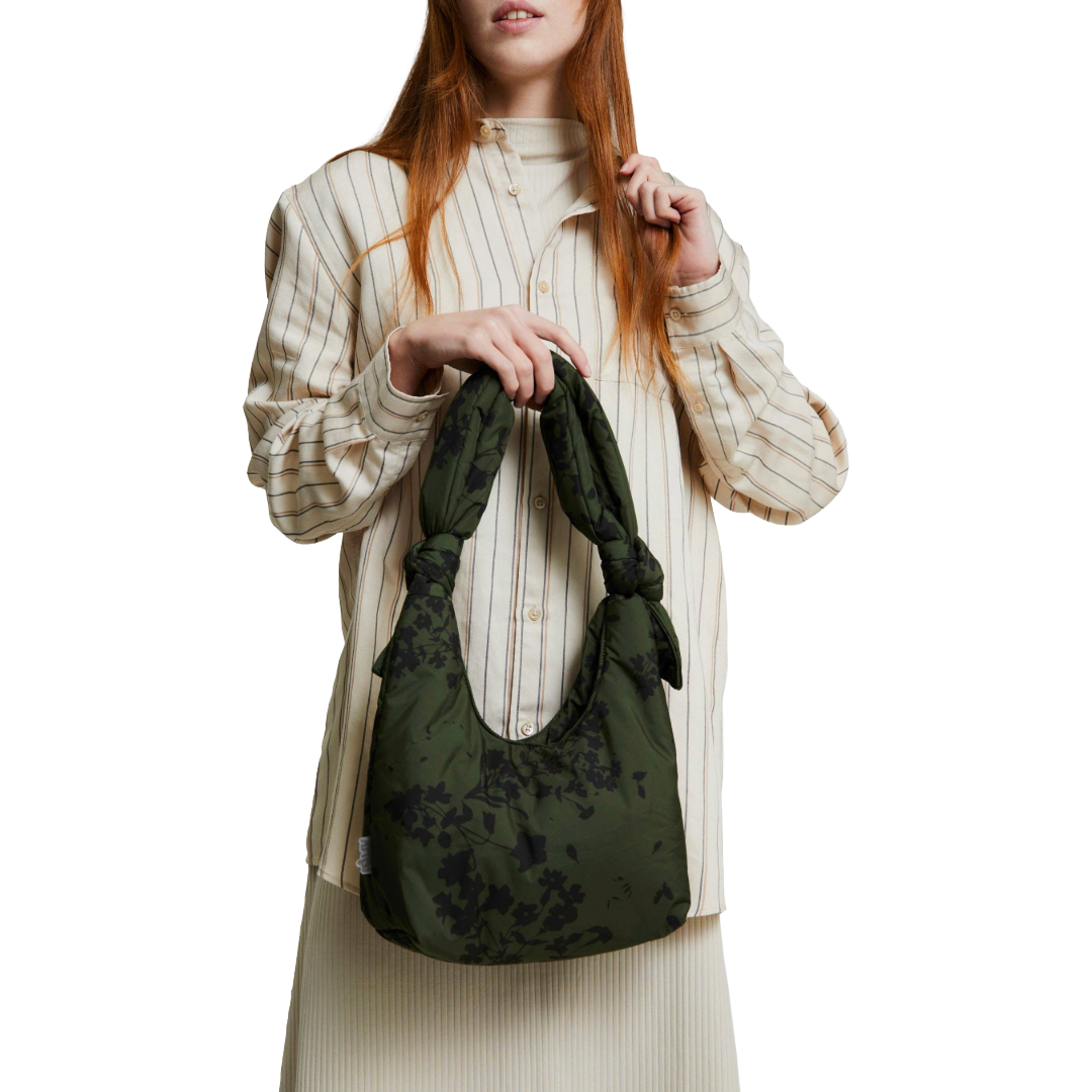 Biwa Mini Bag Floral Green