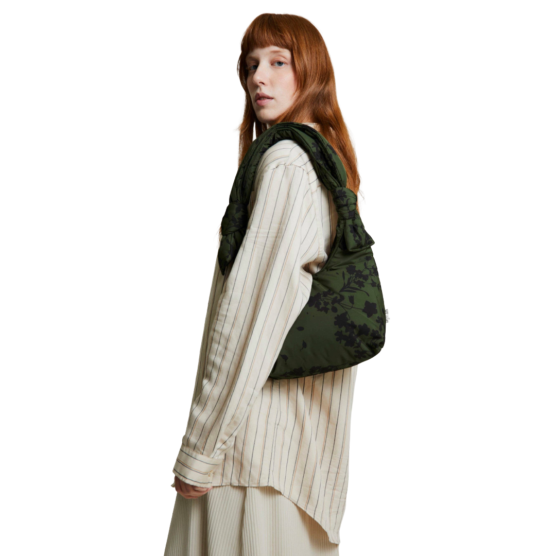 Biwa Mini Bag Floral Green