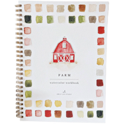 Farm watercolor workbook