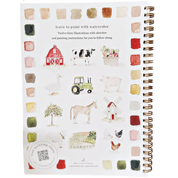 Farm watercolor workbook