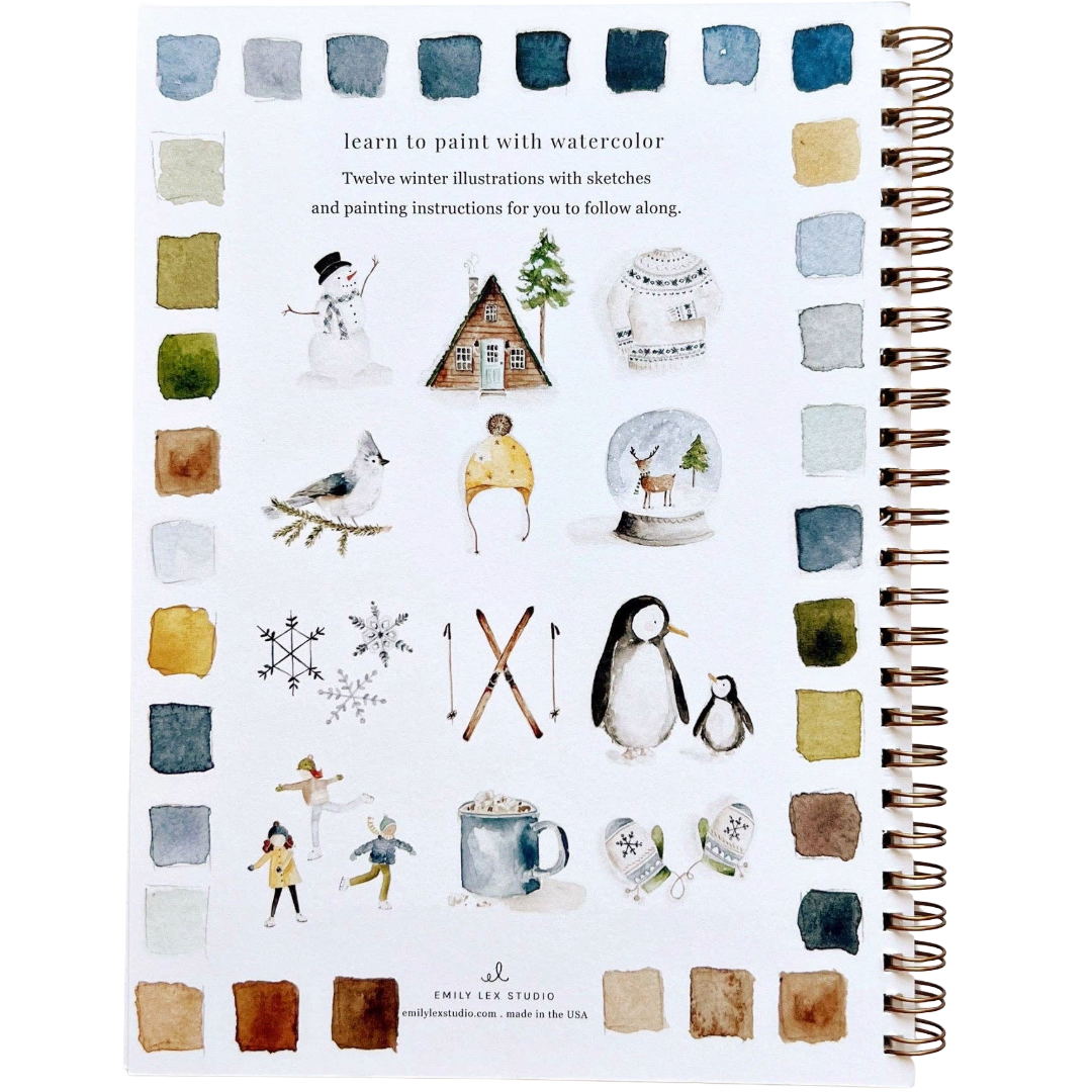 Winter Watercolor Workbook
