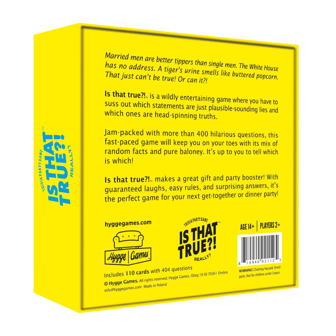 Is That True? - Card Game