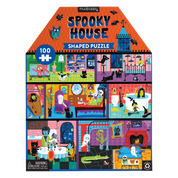 Spooky House 100 Piece House-Shaped Puzzle
