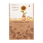 3D Wooden Flower Puzzle: Sunflower