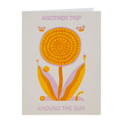 Another Trip Around the Sun Letterpress Birthday Card