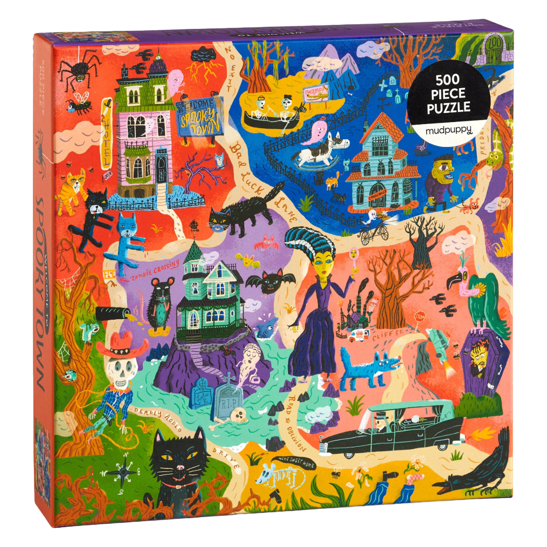 Welcome to Spooky Town 500 Piece Family Puzzle