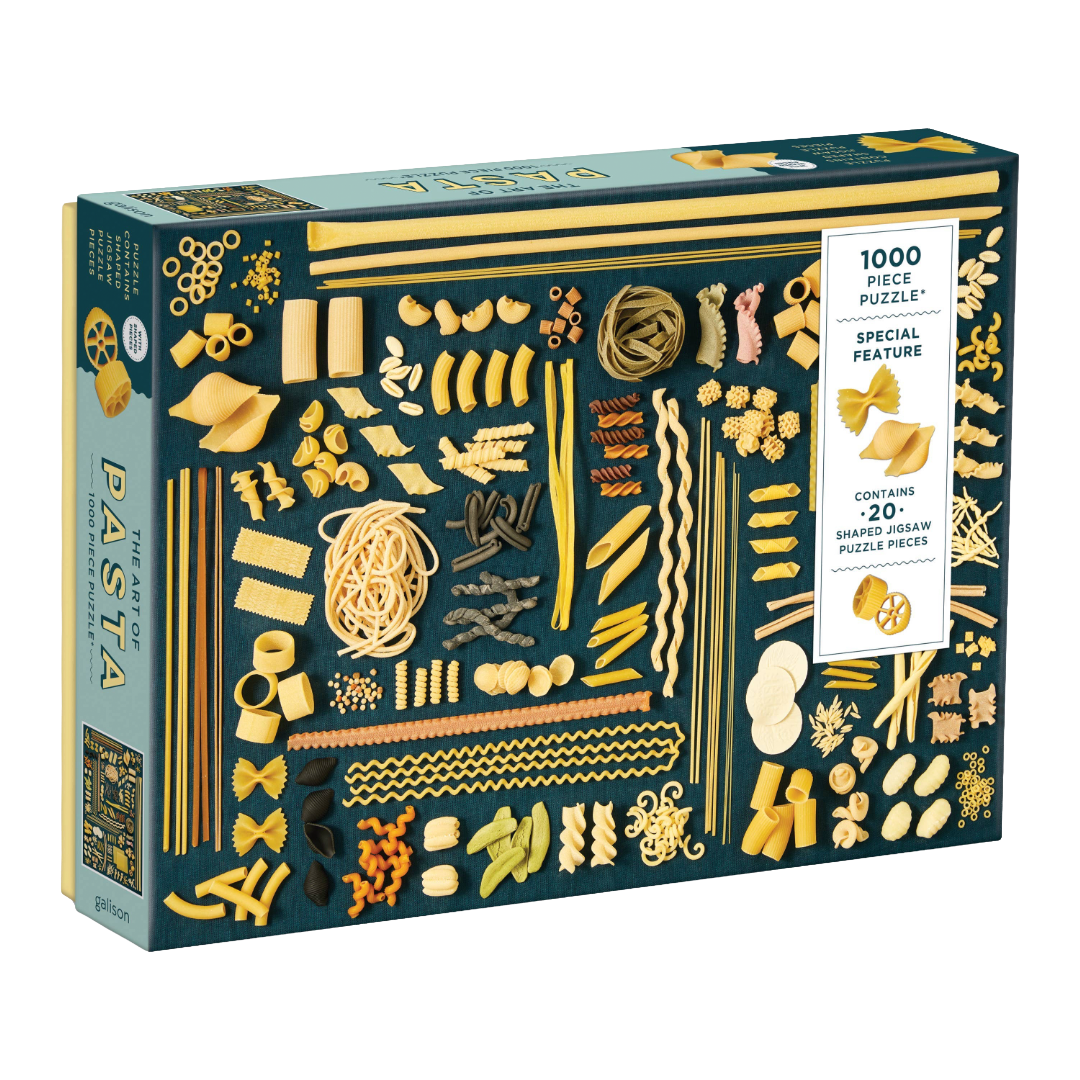 The Art of Pasta 1000 Piece Puzzle with Shaped Pieces