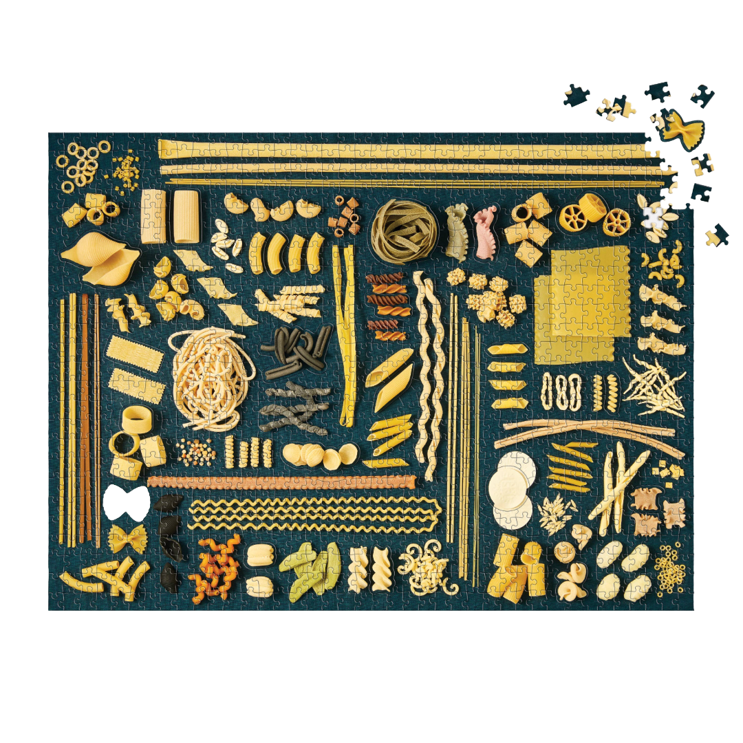 The Art of Pasta 1000 Piece Puzzle with Shaped Pieces