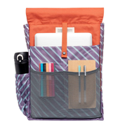 Handy Backpack -  Orange Stripes