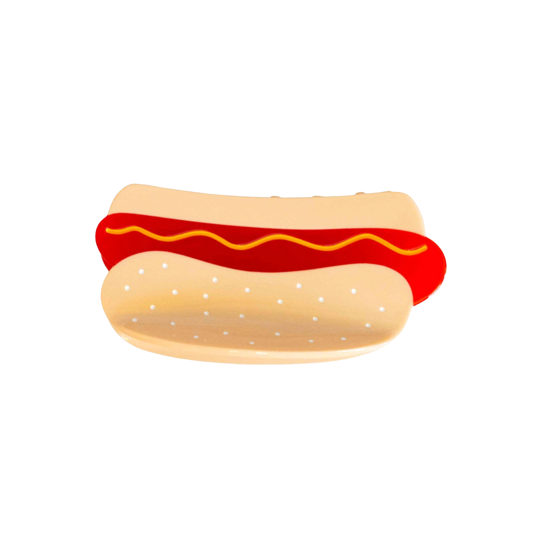 Large Hot Dog Hair Claw Clip