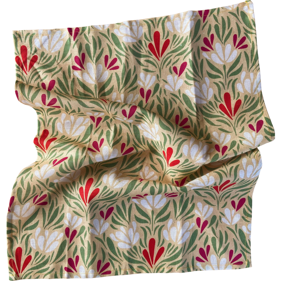 Winter Meadow Tea Towel