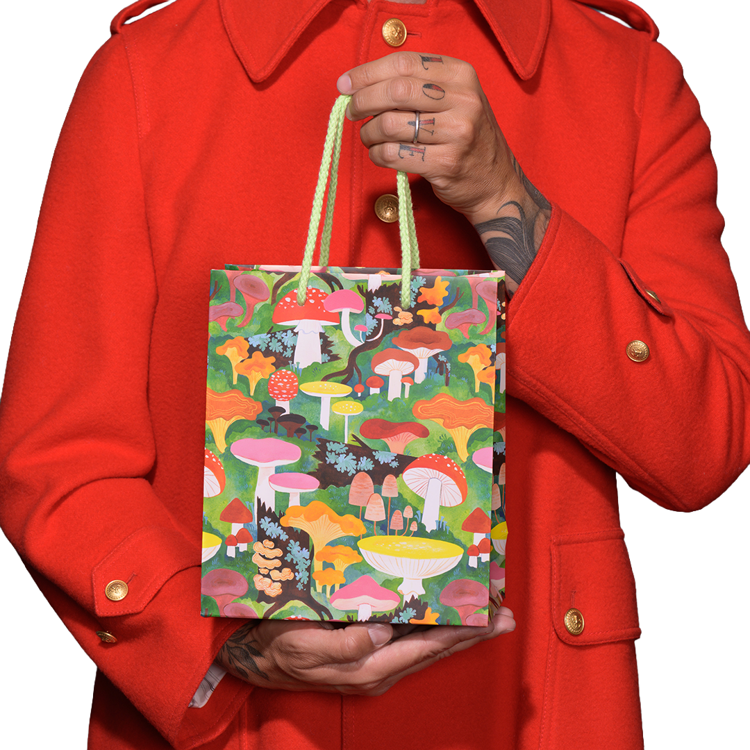 Woodland Mushrooms Gift Bag - Medium