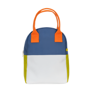 Two Tone Citrus Sky Zipper Lunch Bag