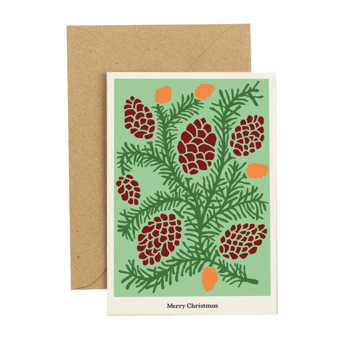 Christmas Plant Card - Pine