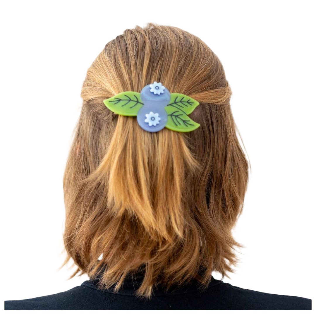 Blueberry French Barrette
