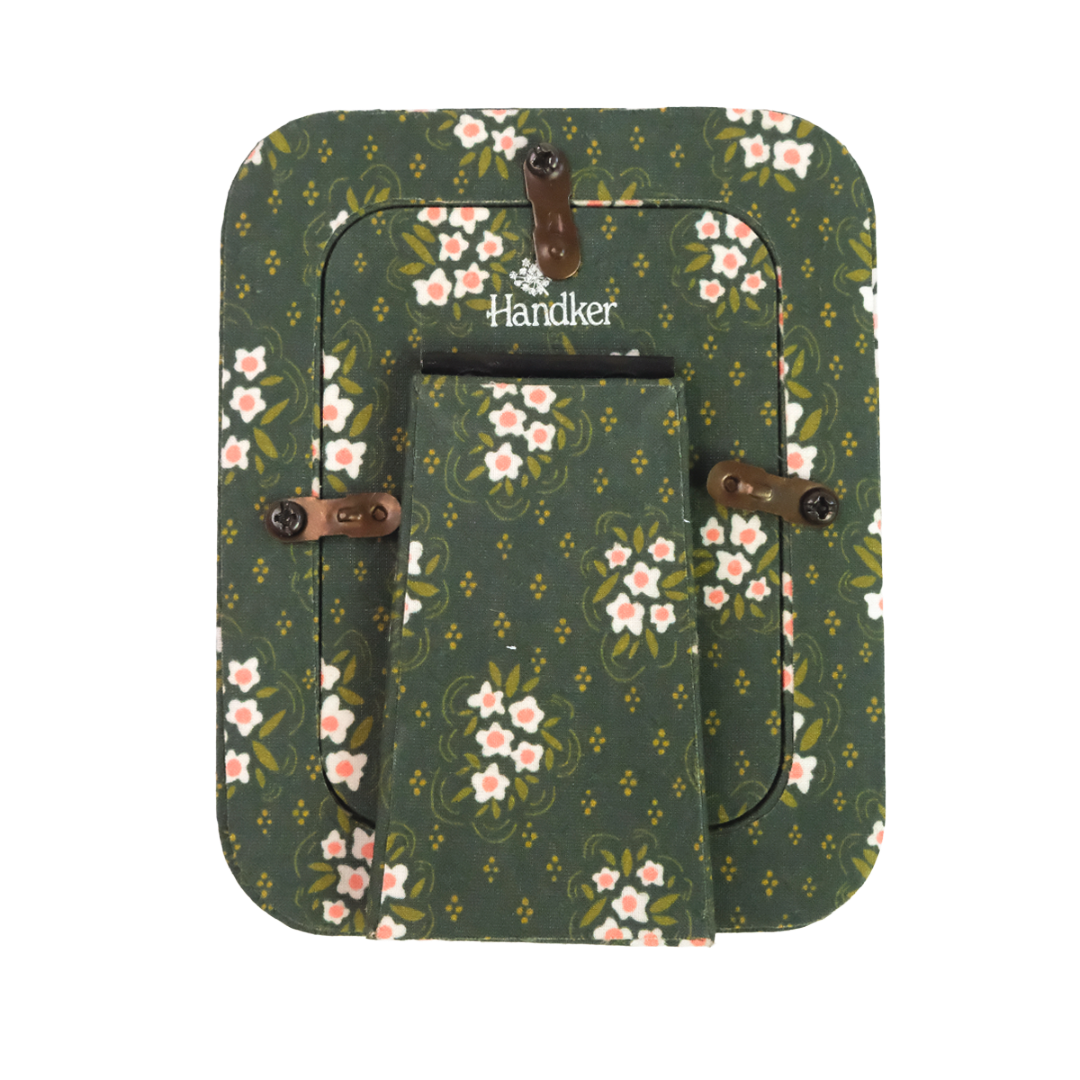 Green Pearl Fabric Desktop Frame 2.75"x3.75"