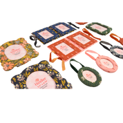 Green Pearl Fabric Desktop Frame 2.75"x3.75"