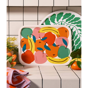 Fruit Bowl Large Rectangle Birch Serving Tray