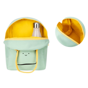 Happy Bread Mint Zipper Lunch Bag
