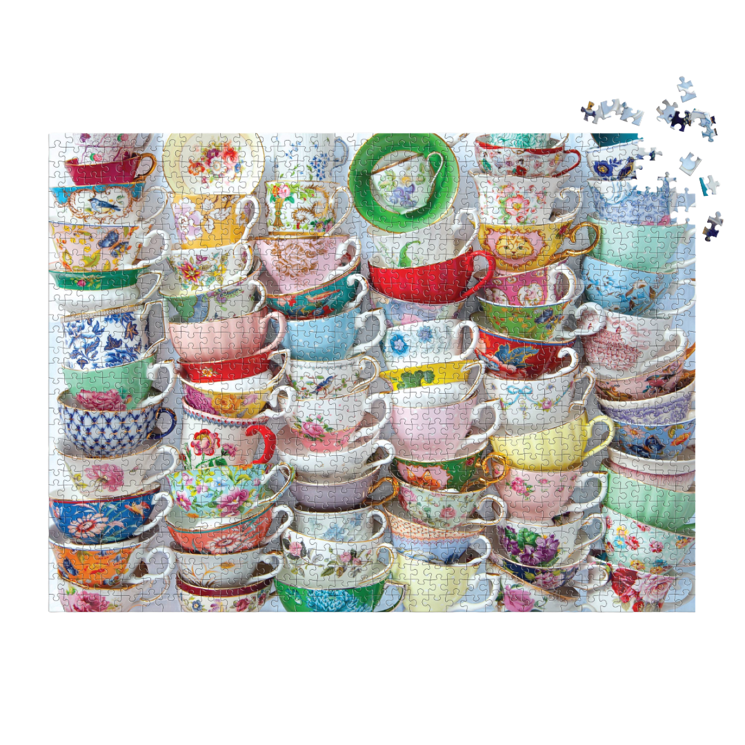 Teacups 1000 Piece Puzzle