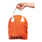 'Lunch' Poppy - Organic Cotton Zipper Lunch Bag