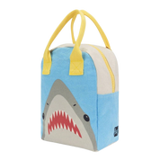 Shark Organic Cotton Zipper Lunch Bag