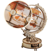 Luminous Globe: DIY Wooden Puzzle