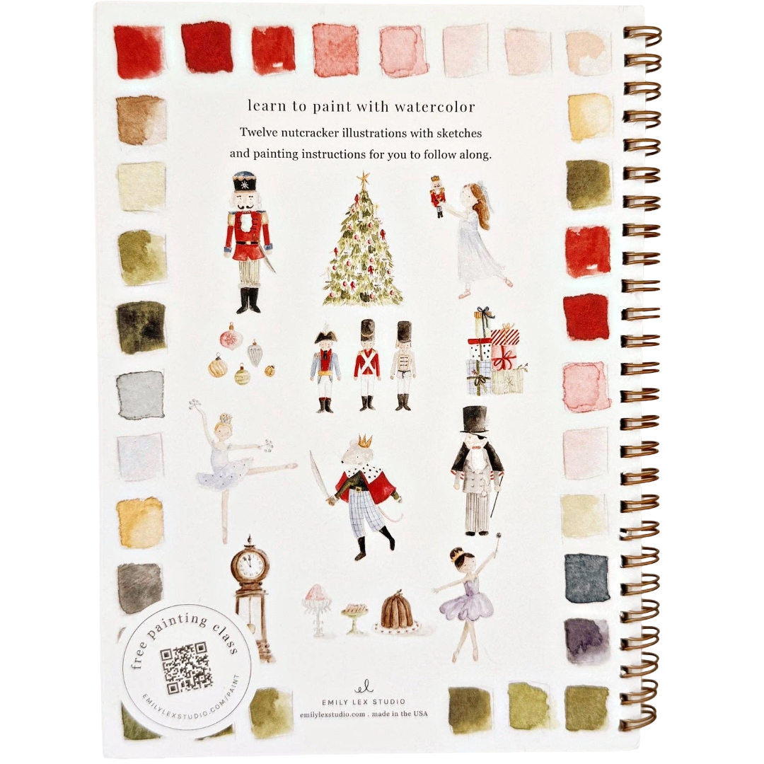 Nutcracker Watercolor Workbook