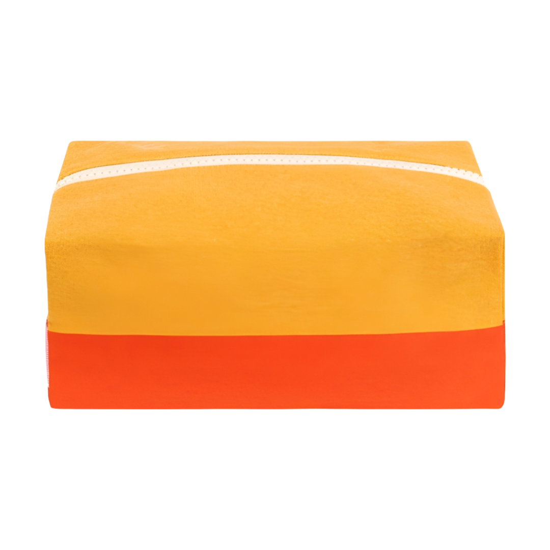 Two Tone Poppy Tumeric Traveller Bag
