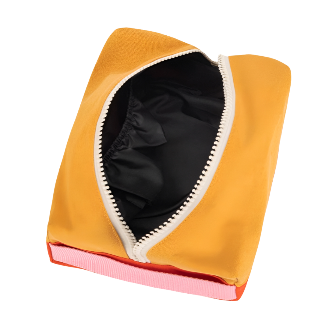 Two Tone Poppy Tumeric Traveller Bag