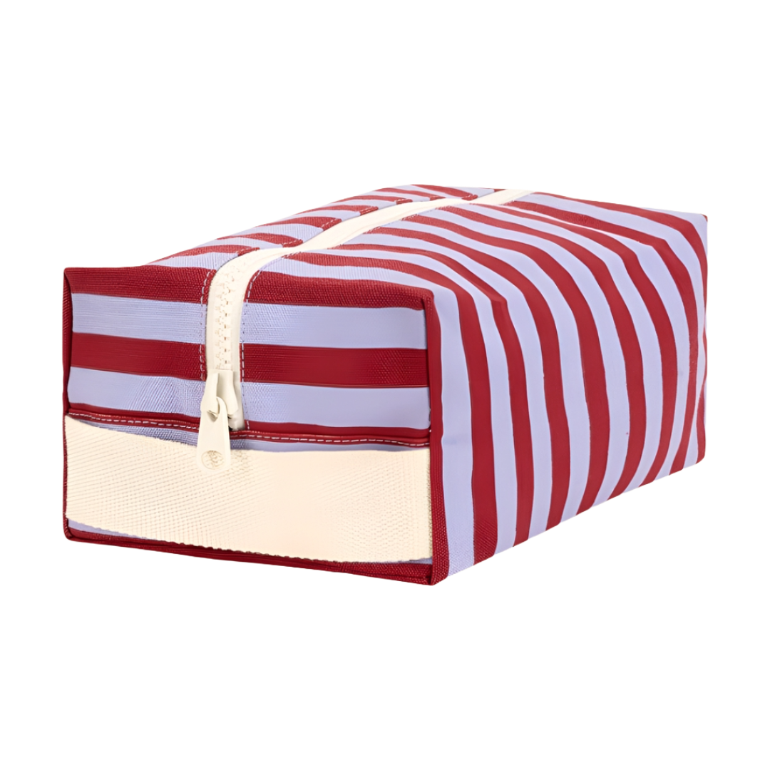 Awning Stripe Chili Pepper Traveller Bag