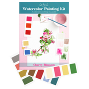 Cherry Blossoms Watercolor Painting Kit