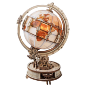 Luminous Globe: DIY Wooden Puzzle