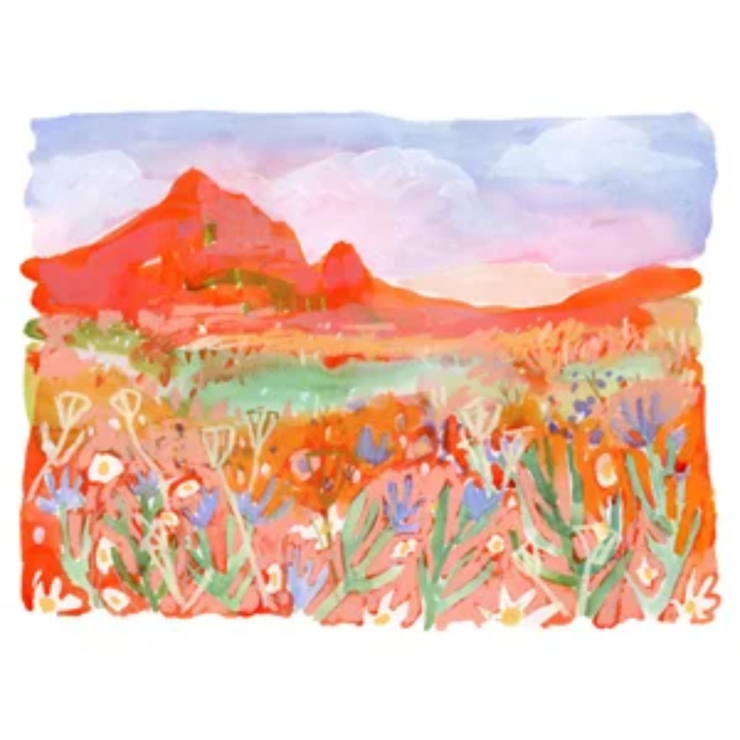 Zion Wildflowers | Art Print | Melissa Lakey