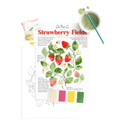 Strawberry Fields Watercolor Painting Kit