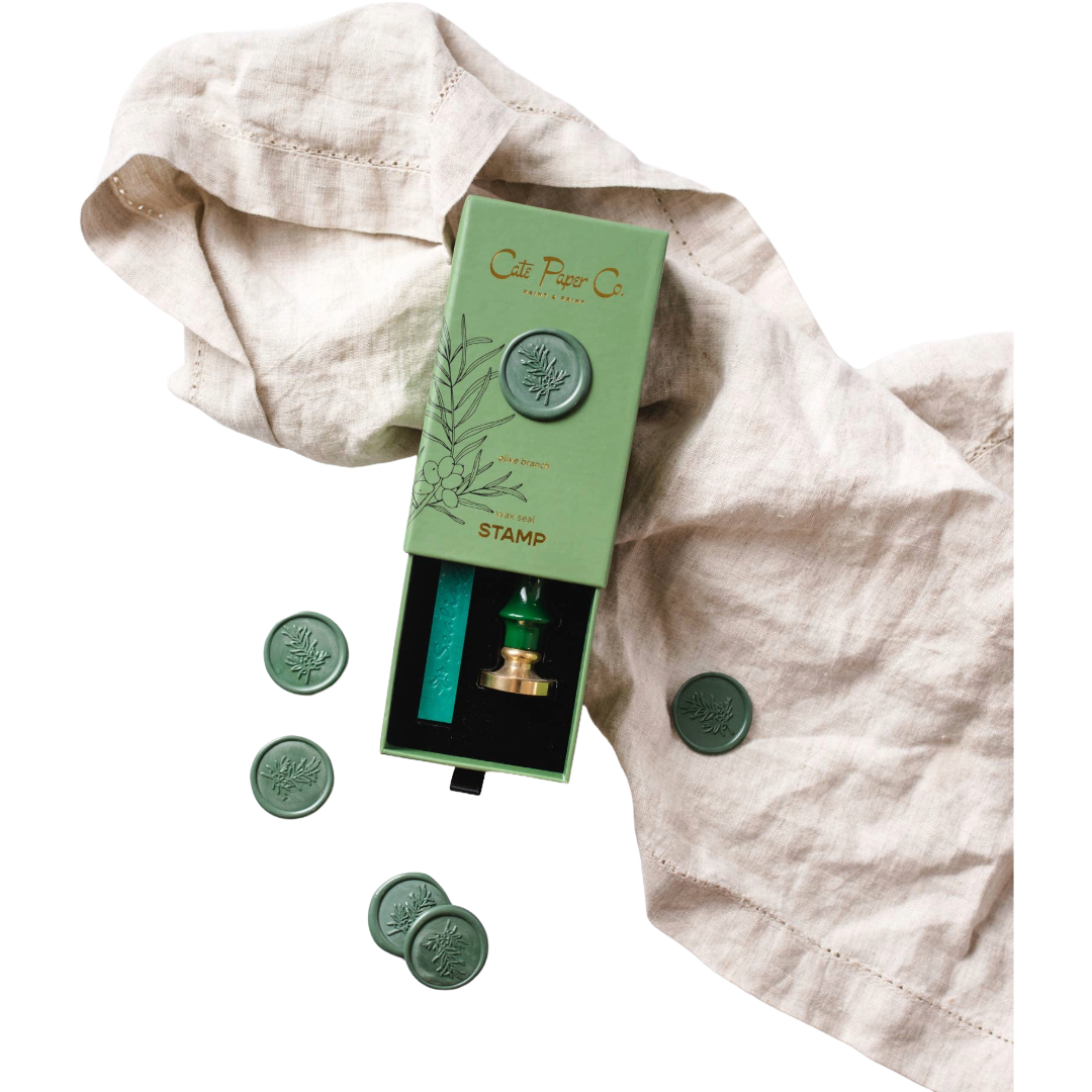 Wax Seal Stamp and Wax Stick Set: 3 Design Options