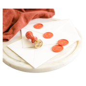 Wax Seal Stamp and Wax Stick Set: 3 Design Options