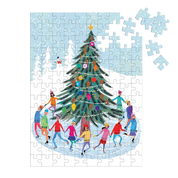 Tree Skaters 130 Piece Puzzle Ornament