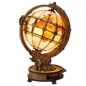 Luminous Globe: DIY Wooden Puzzle