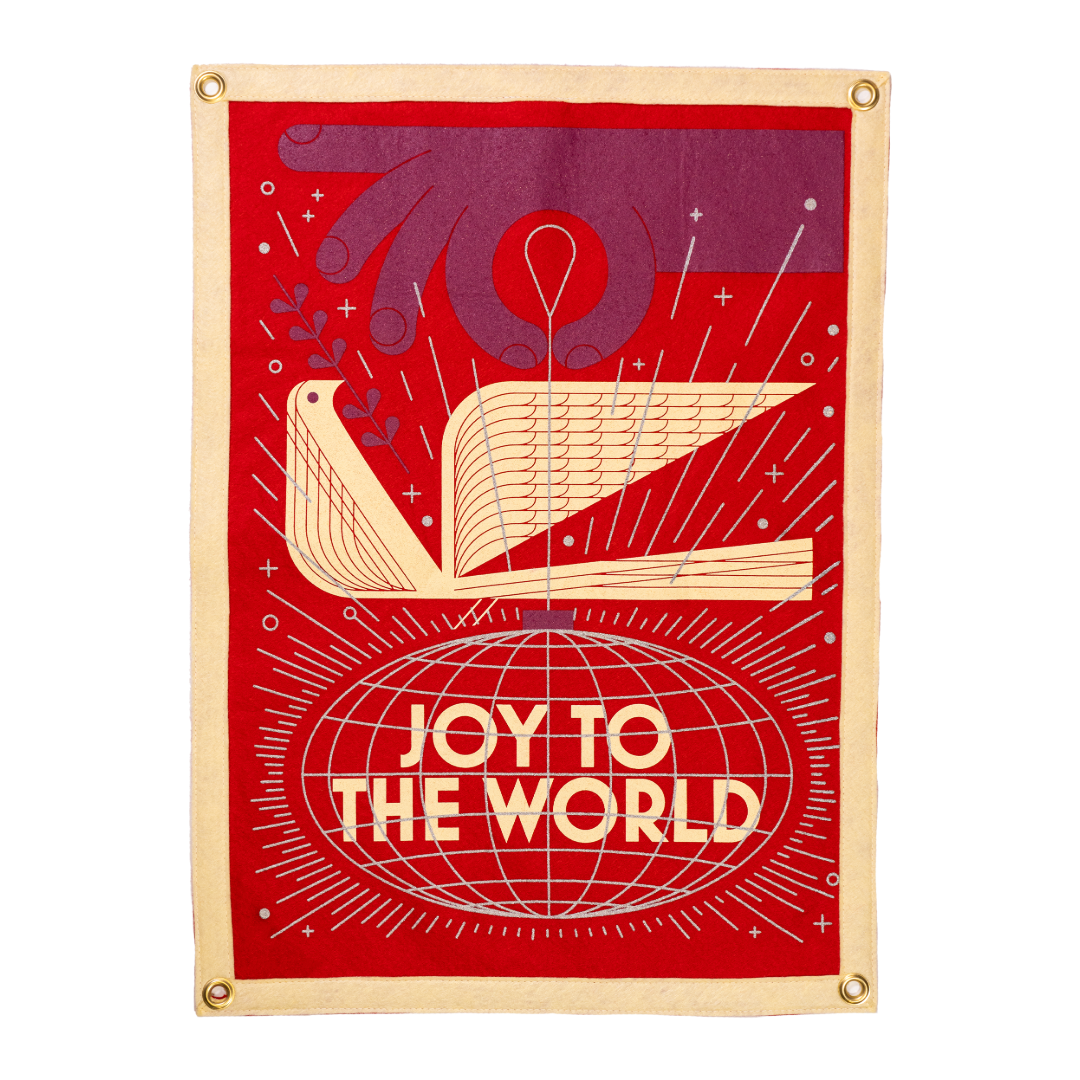 Joy To The World Camp Flag