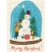 Snow Globe 130 Piece Puzzle Ornament