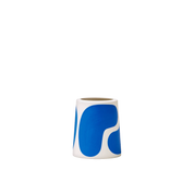 Cobalt Color Block Pillar Vase